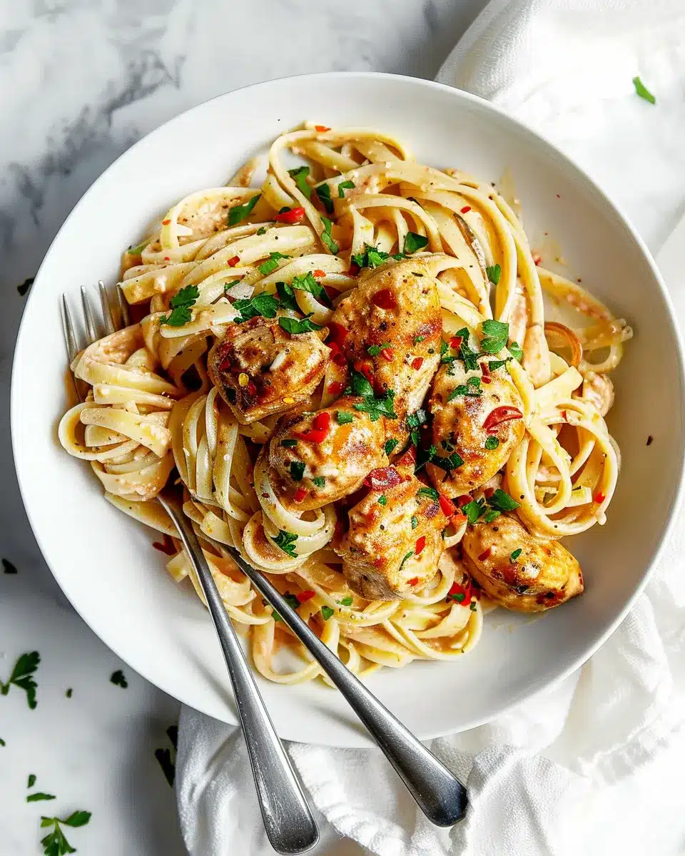 Easy Creamy Cajun Chicken Pasta Recipe 5 Ingredients 5 5 Ingredient Creamy Cajun Chicken upscaled 68db1aef15d40