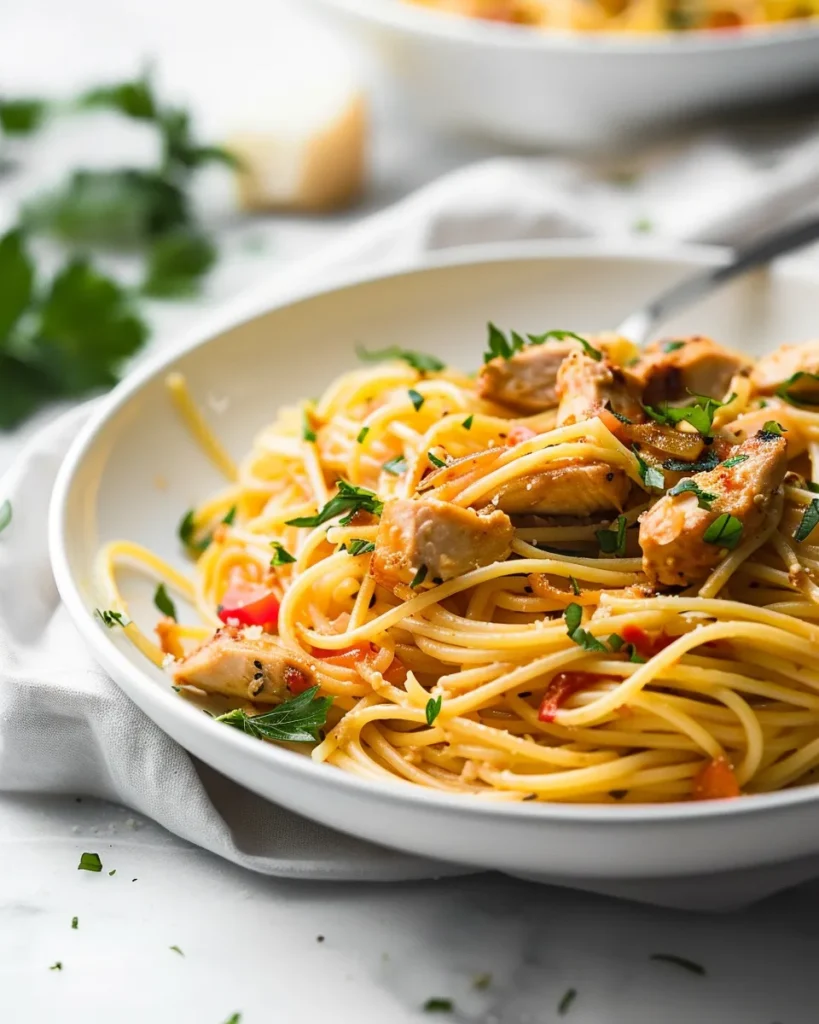 5-Ingredient Creamy Cajun Chicken Pasta