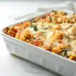 Cheesy Buffalo Chicken Pasta Bake