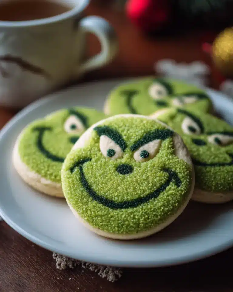 Grinch Sugar Cookies