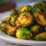 Maple bourbon brussels sprouts