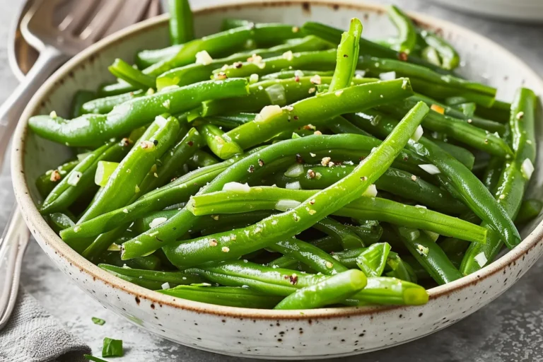 Buttery Garlic Green Beans