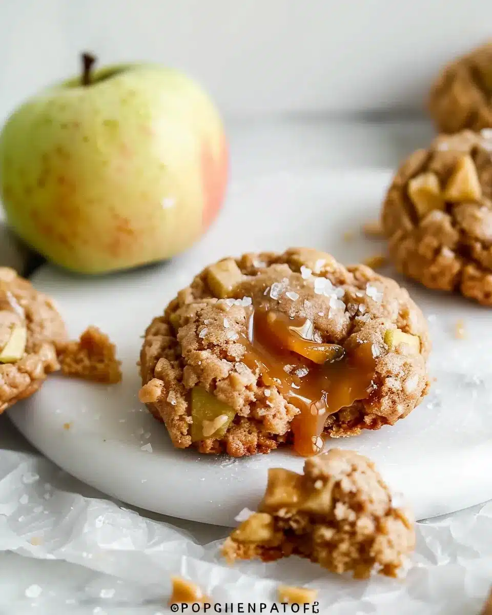 Irresistible Caramel Apple Cookies Recipe EASY 5 Caramel Apple Cookies Recipe upscaled 68e1ce919bda2