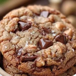 Caramel and Peanut Butter Chocolate Chip Cookie