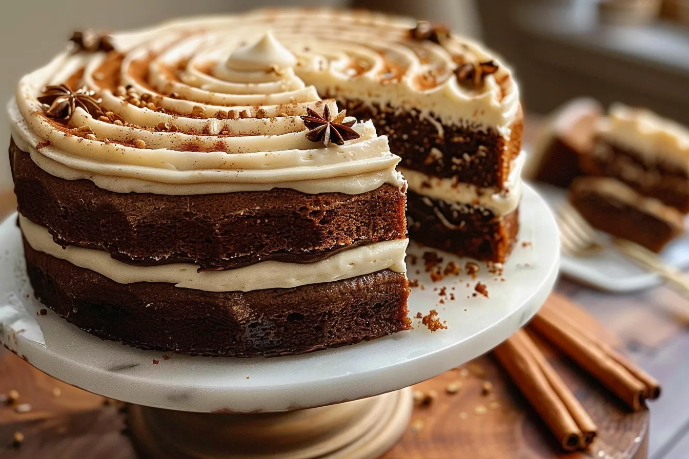 Chai Tea Cake with Ginger Cream Cheese Frosting 4 Chai Tea Cake with upscaled 68f8438b3ef81