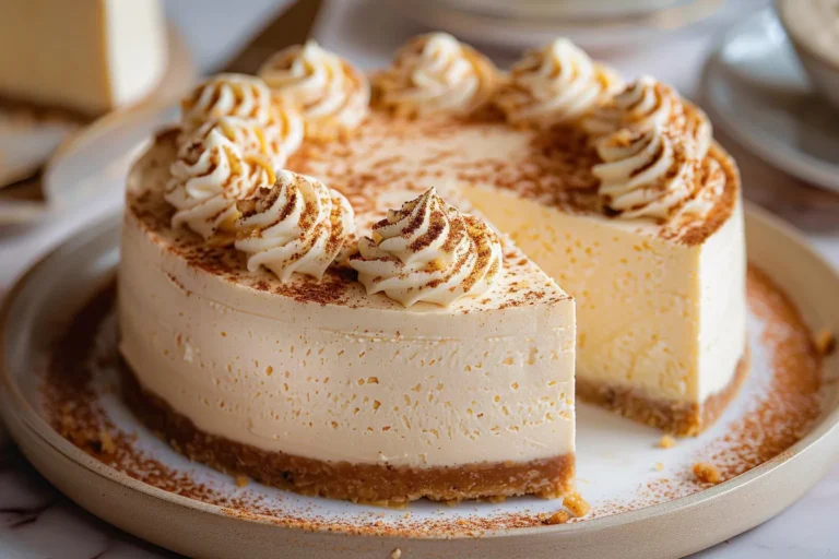 Cheesecake with Nutmeg Whipped Cream