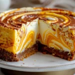 Cheesecake with Pumpkin Swirl