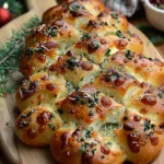Cheesy Christmas Tree Bread