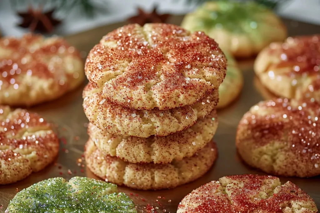 Christmas Snickerdoodles (Cookie Exchange Quantity)