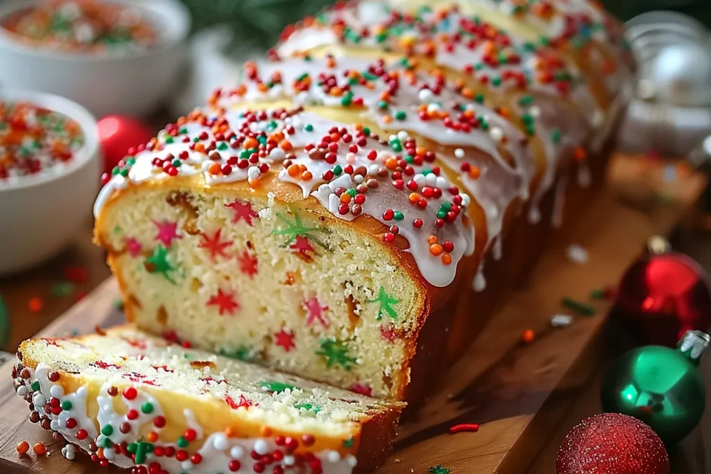 Christmas Sprinkle Buttermilk Bread
