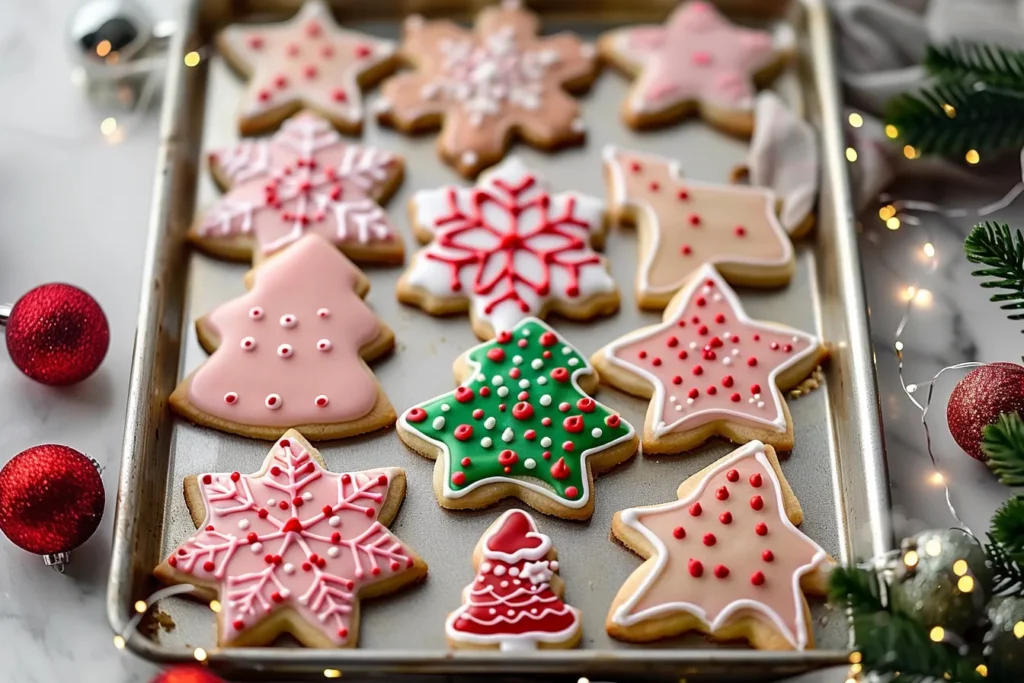 Christmas Sugar Cookies Recipe with Easy Icing