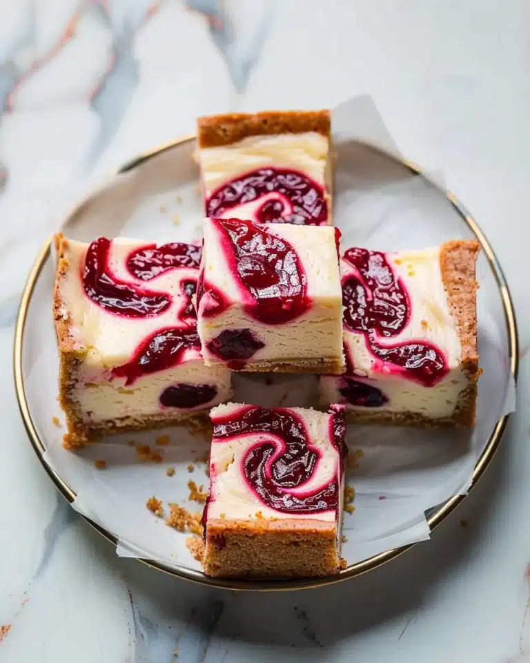 Cranberry Cheesecake Bars
