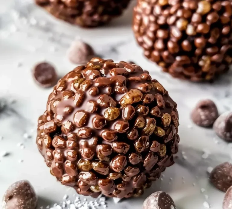 Delicious Chocolate Rice Krispie Balls