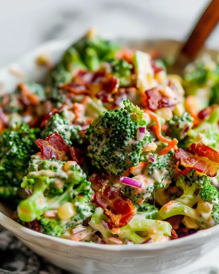 Easy Broccoli Bacon Salad Recipe
