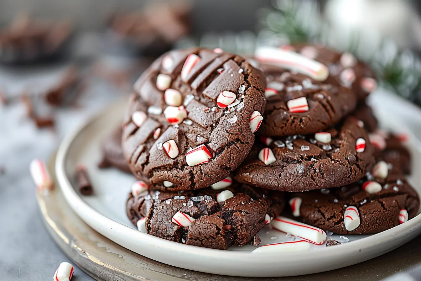 Easy Chocolate Peppermint Cookies 4 Easy Chocolate Peppermint Cookies upscaled 6902391414241
