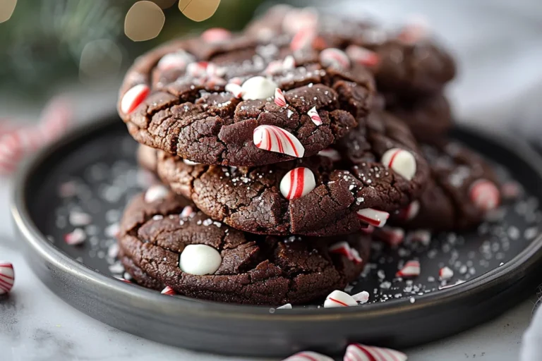 Easy Chocolate Peppermint Cookies