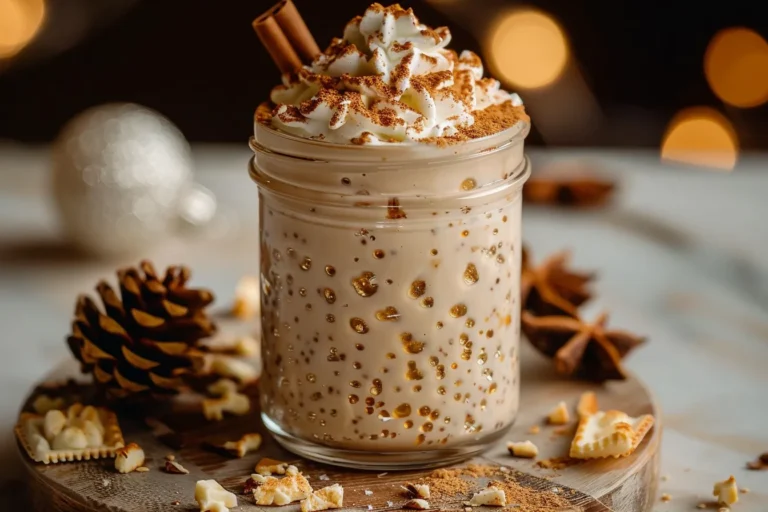 Eggnog Overnight Oats