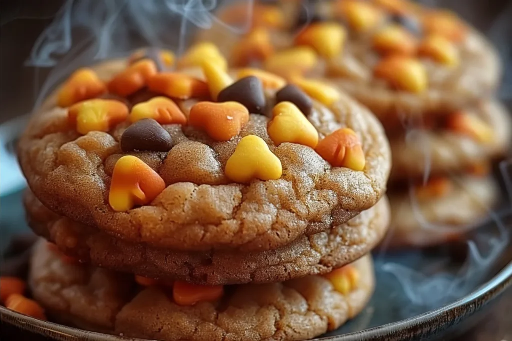 Gooey Halloween Cauldron Cookie