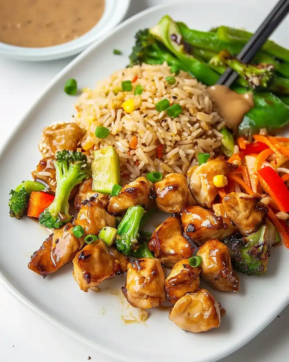 Hibachi Chicken Fried Rice Veggies Easy Meal 4 Hibachi Chicken with Fried upscaled 68e28e47e92e2