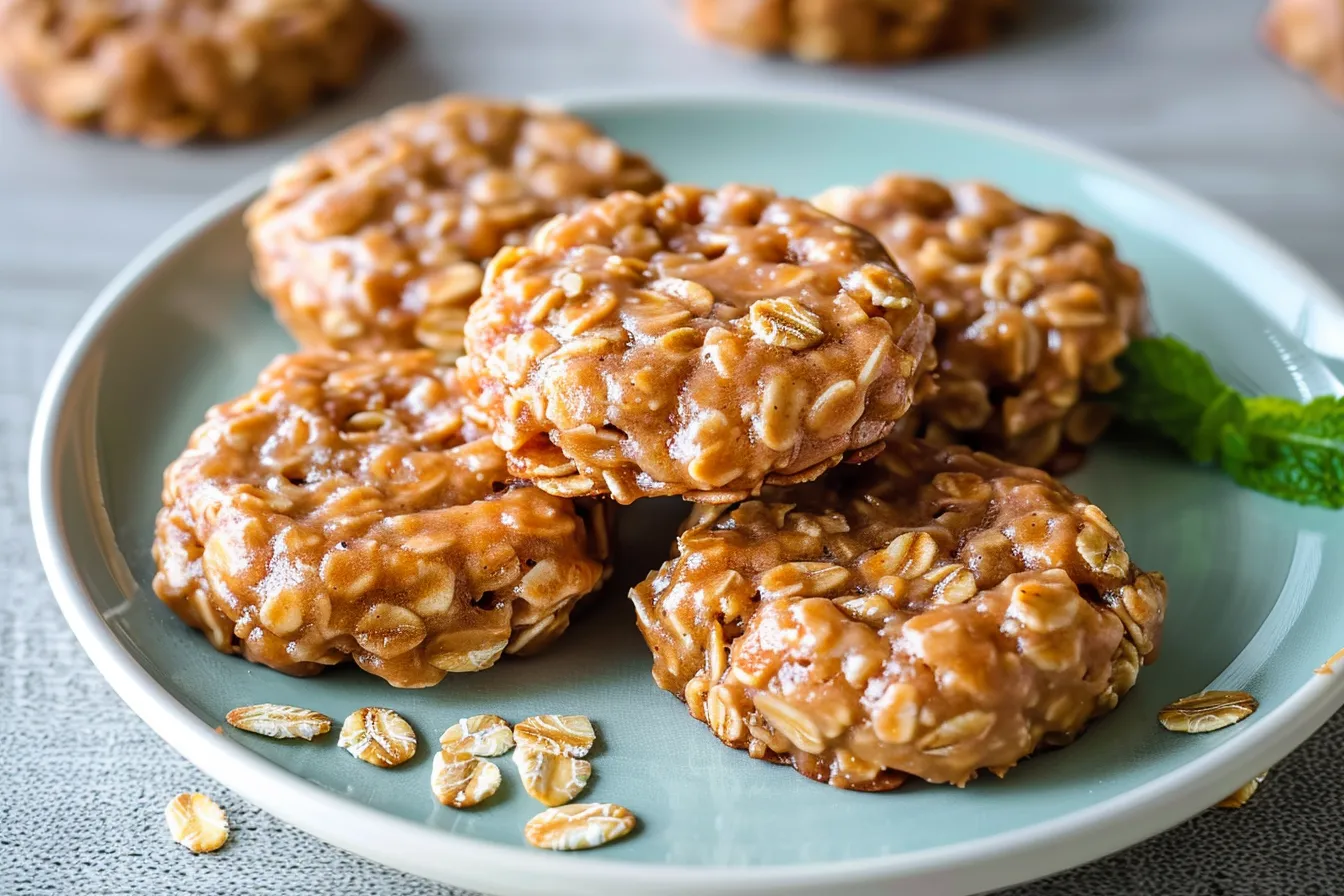 Peanut Butter No Bake Oatmeal Cookies 4 Peanut Butter No Bake upscaled 68e9416f52879