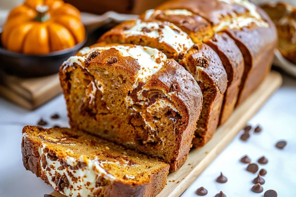 Pumpkin Cream Cheese Bread
