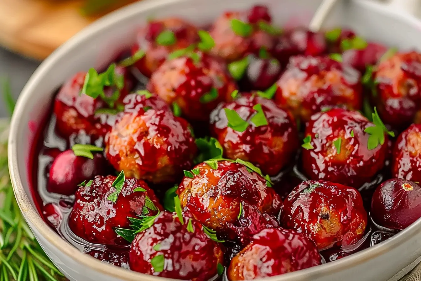 Cranberry Meatballs Simple Recipe 5 Quick Cranberry Meatballs upscaled 68e6d01f84427