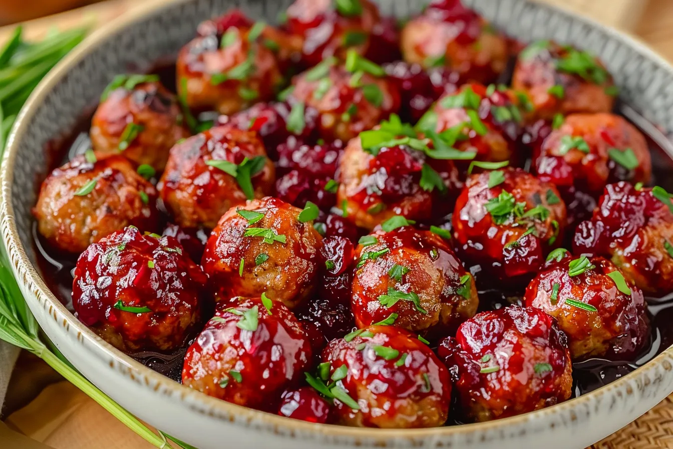 Cranberry Meatballs Simple Recipe 4 Quick Cranberry Meatballs upscaled 68e6d09853a7a