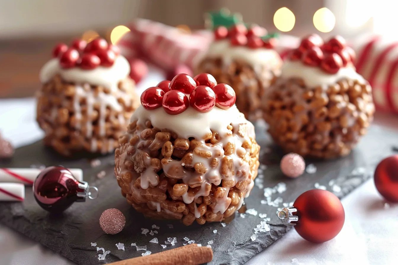 Rice Krispie Christmas Puddings Recipe 4 Rice Krispie Christmas Puddings upscaled 68e864a75438a