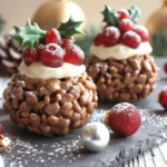 Rice Krispie Christmas Puddings