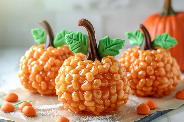 Rice Krispie Pumpkins