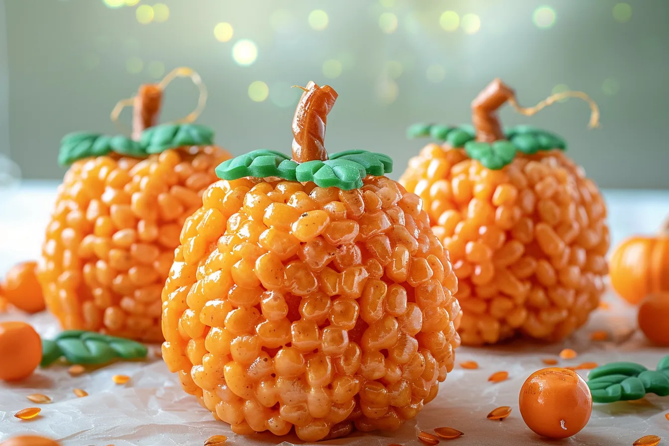 Easy Rice Krispie Pumpkins 3 Rice Krispie Pumpkins upscaled 68e867ef1e6c8