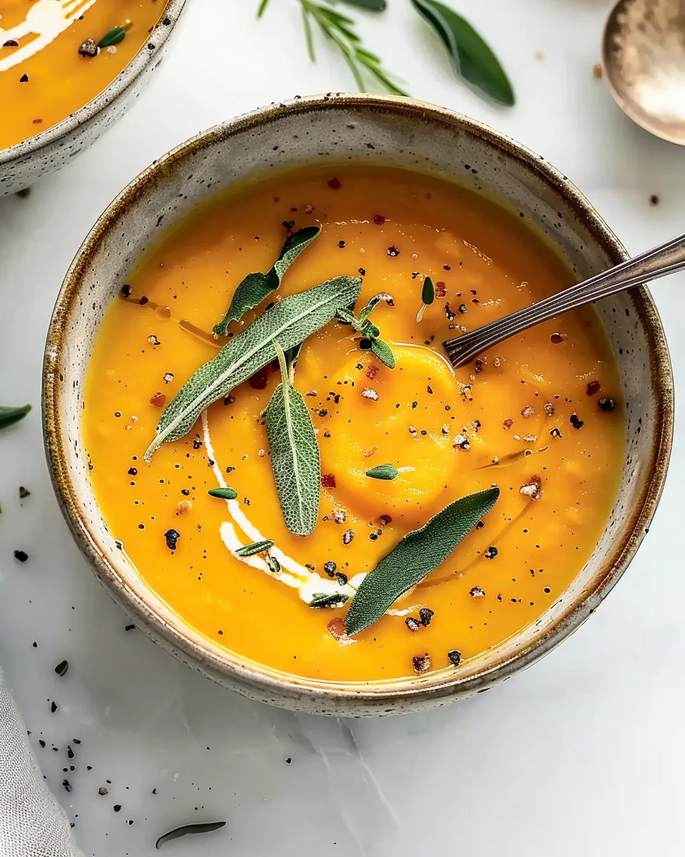 Roasted Butternut Squash Carrot Soup Delicious Easy 5 Roasted Butternut Squash and upscaled 68e4736f8124b