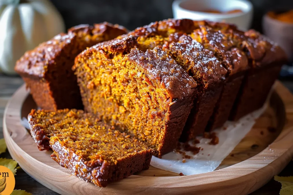 SPICED MOIST PUMPKIN BREAD