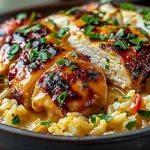 Smothered Chicken and Rice Recipe