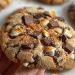 Soft and Chewy S’more Cookies