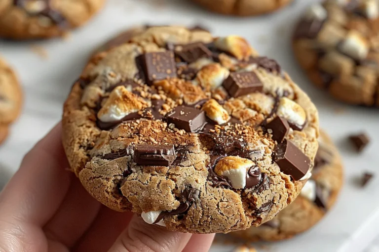 Soft and Chewy S’more Cookies