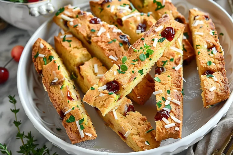 Candied Cherry Biscotti