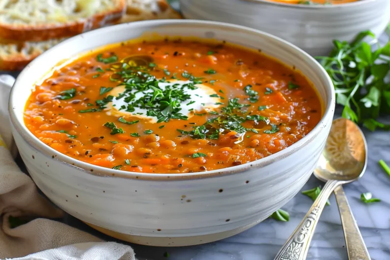 Carrot and Red Lentil Soup