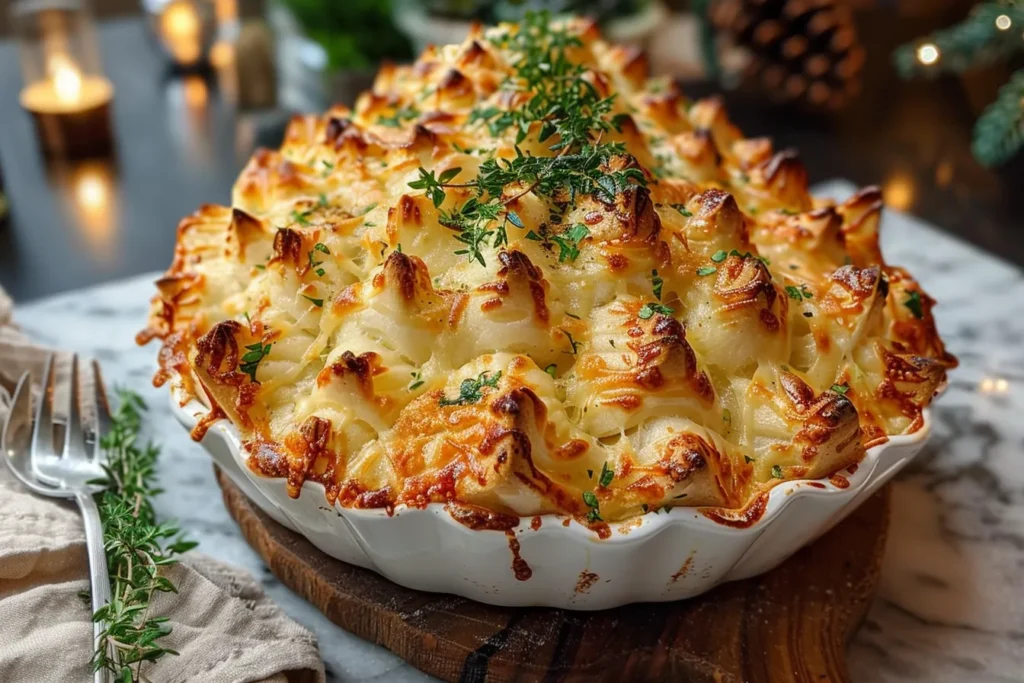 Cheesy Christmas Tree Bread