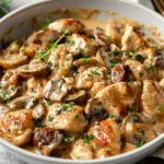 Chicken and Mushroom Stroganoff