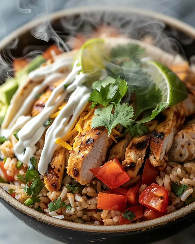 CHICKEN BURRITO BOWL