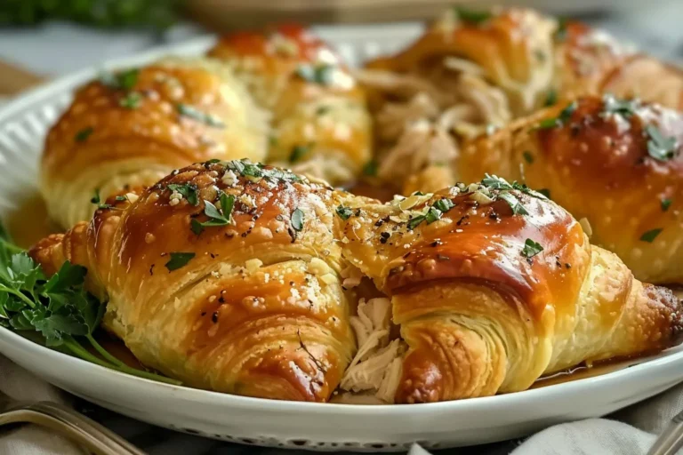 Chicken Stuffed Crescent Rolls