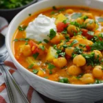 Chickpea Coconut Curry Soup