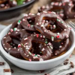 Chocolate Peppermint Pretzels
