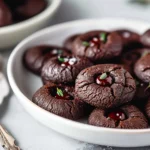 Chocolate Thumbprint Cookies