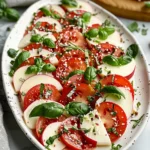 Christmas Caprese Candy Cane Board