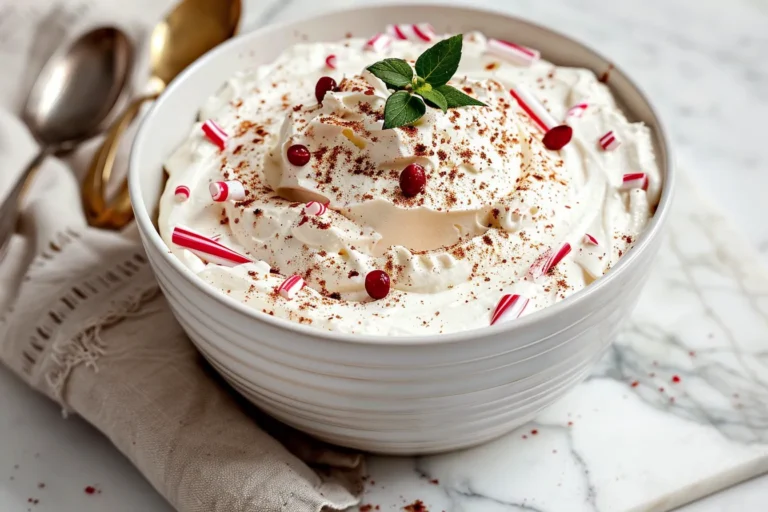 Christmas Peppermint Fluff Dip