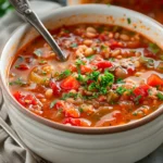 Cozy Stuffed Pepper Soup