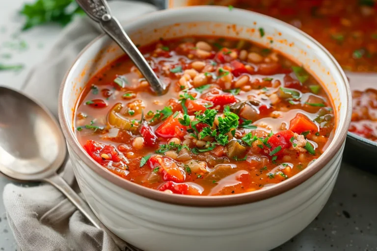 Cozy Stuffed Pepper Soup