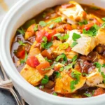 CROCKPOT CHEESY BBQ MONTEREY CHICKEN